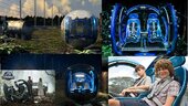 Gyrosphere o Giroesfera de Jurassic World con luces funcionales y colores primario y secundario intercambiables